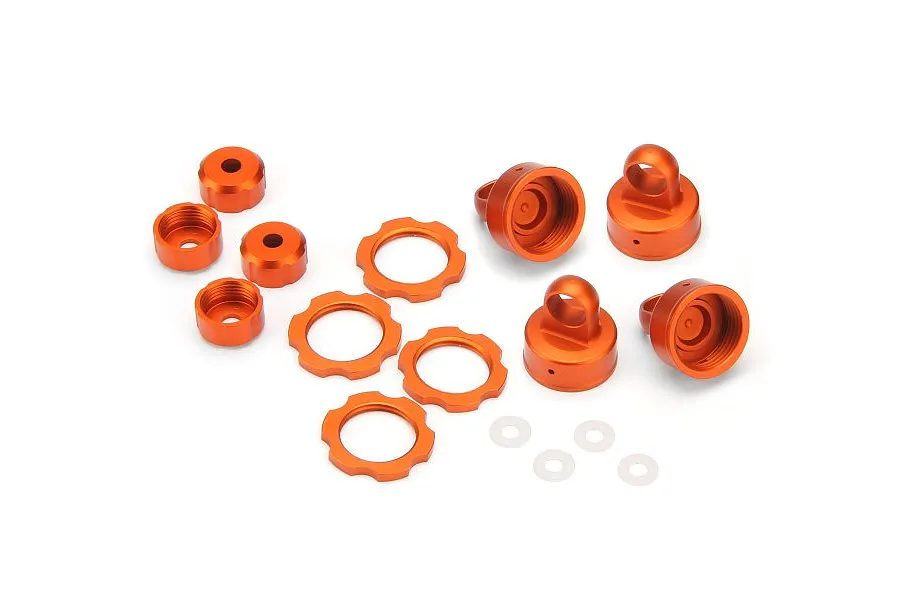 HPI Firestorm/Blitz Orange Aluminium Shock Parts Set image 7759