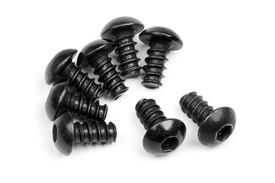 HPI 3x6mm Coarse Thread Button Head Screws 8Pcs image 7769