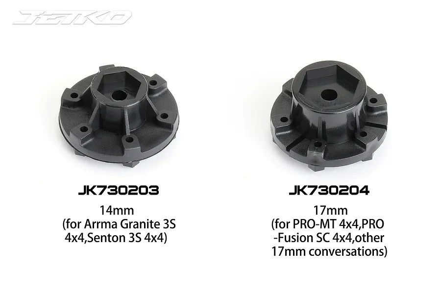 Jetko 2.8&amp;quot; King Cobra ST Medium Soft Tyres on Black Claw Rims - Glued Wheels 2Pcs image 77774