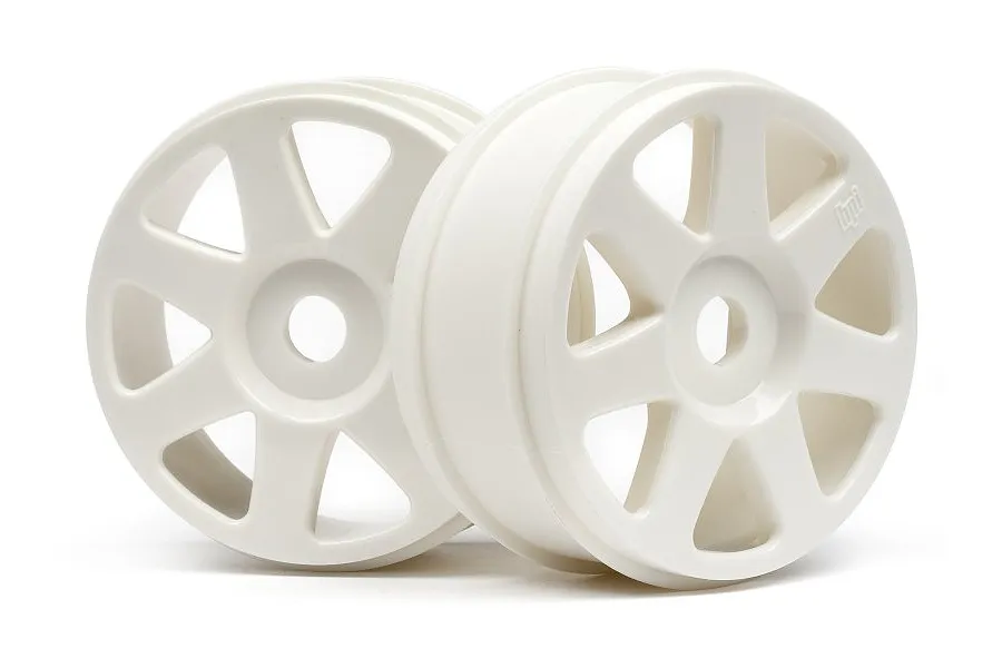 HPI 3.3&amp;quot; V7 White Rims 2Pcs image 7779