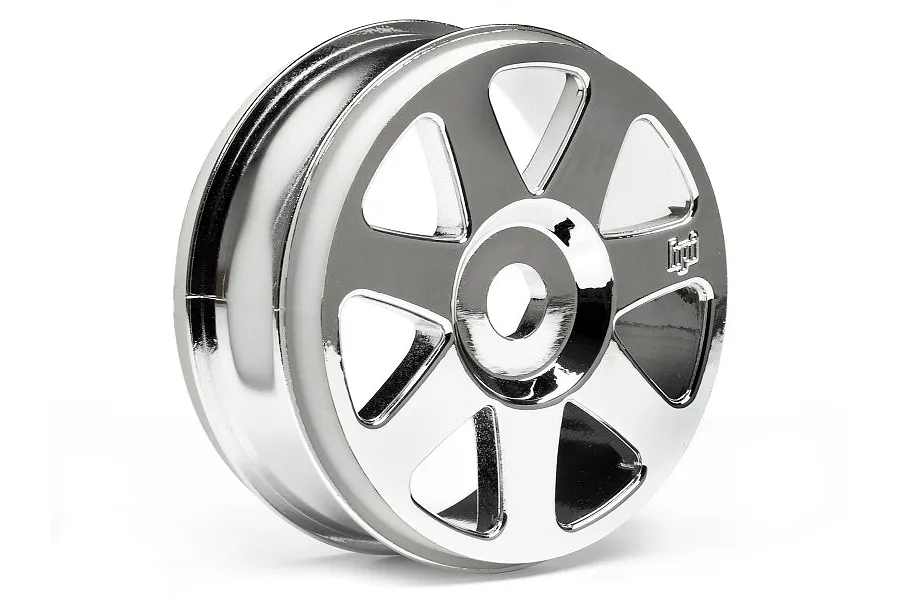HPI 3.3&amp;quot; V7 Chrome Rims 2Pcs image 7784