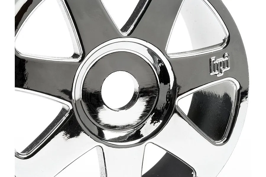HPI 3.3&amp;quot; V7 Chrome Rims 2Pcs image 7785