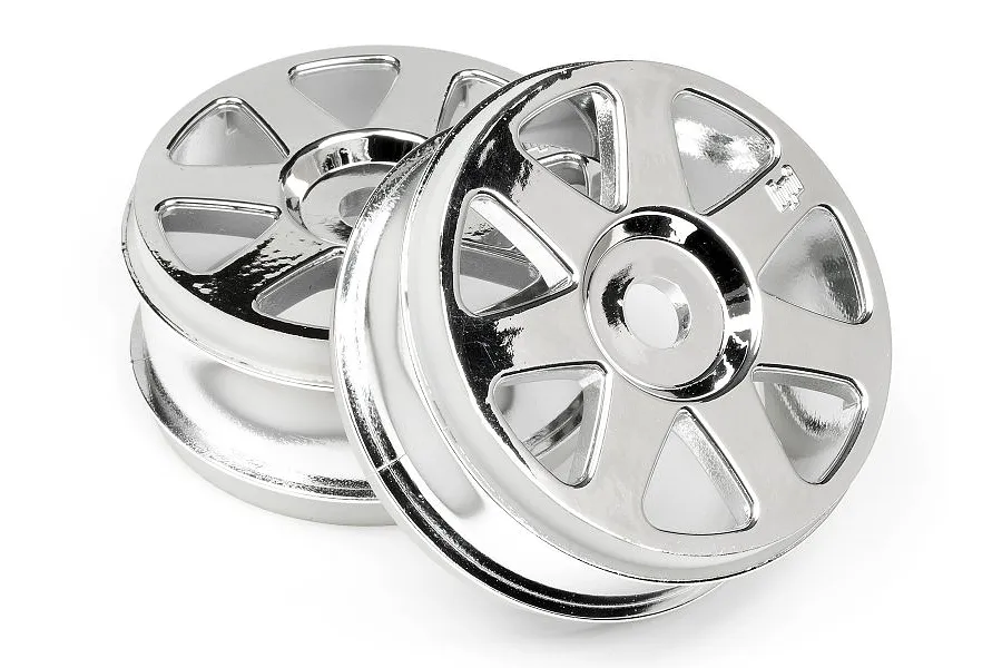 HPI 3.3&amp;quot; V7 Chrome Rims 2Pcs image 7786