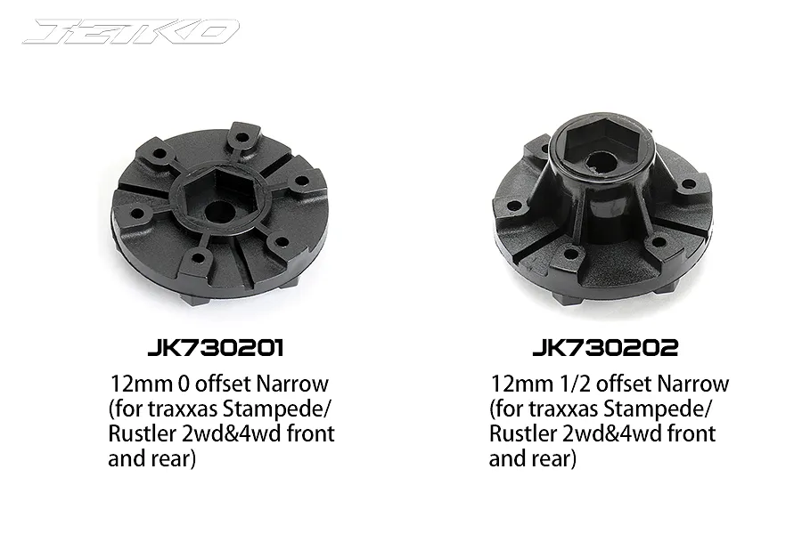 Jetko 2.8&amp;quot; Rockform MT Medium Soft Tyres on Metal Green Claw Rims - Glued Wheels 2Pcs image 77901