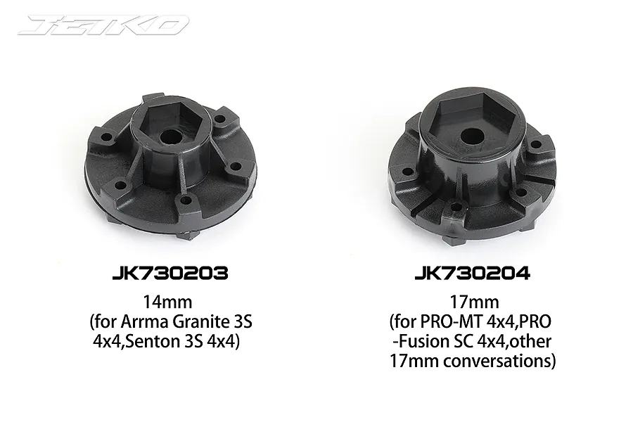 Jetko 2.8&amp;quot; Rockform MT Medium Soft Tyres on Metal Green Claw Rims - Glued Wheels 2Pcs image 77902