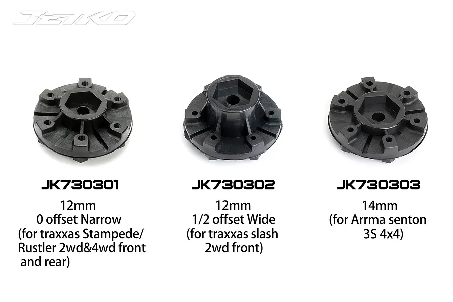 Jetko 2.9&amp;quot; King Cobra SC Medium Soft Tyres on Metal Green Claw Rims - Glued Wheels 2Pcs image 77947