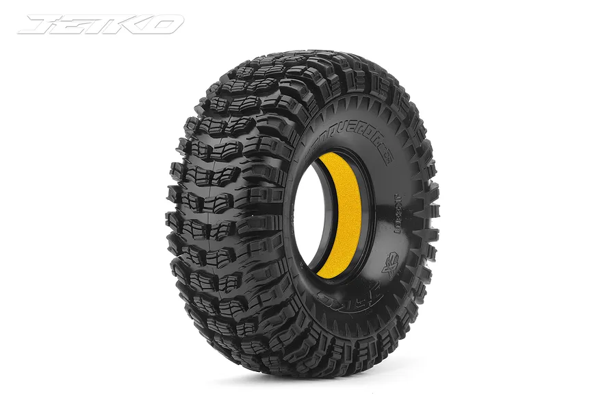 Jetko 2.2&amp;quot; Conqueror CR Ultra Soft Crawler Tyres w/ Foam Inserts 2Pcs image 77984