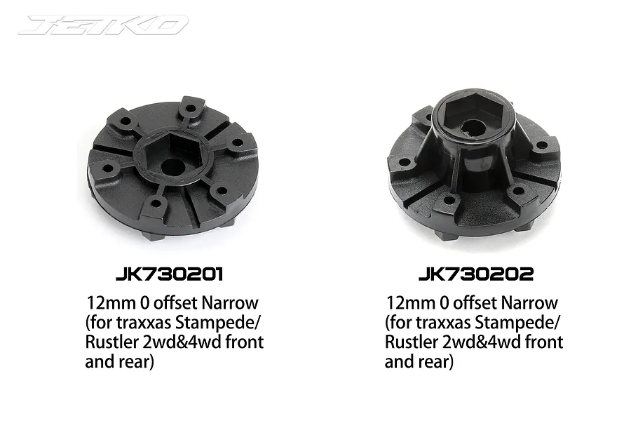 Jetko 2.8&amp;quot; EX ST MT Black Rims 2Pcs image 3