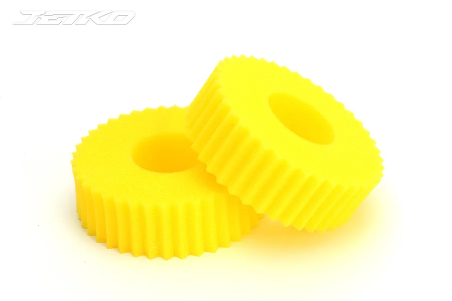 Jetko Yellow 1.9&amp;quot; Crawler Gear Foam Soft Foam Inserts 2Pcs image 78092