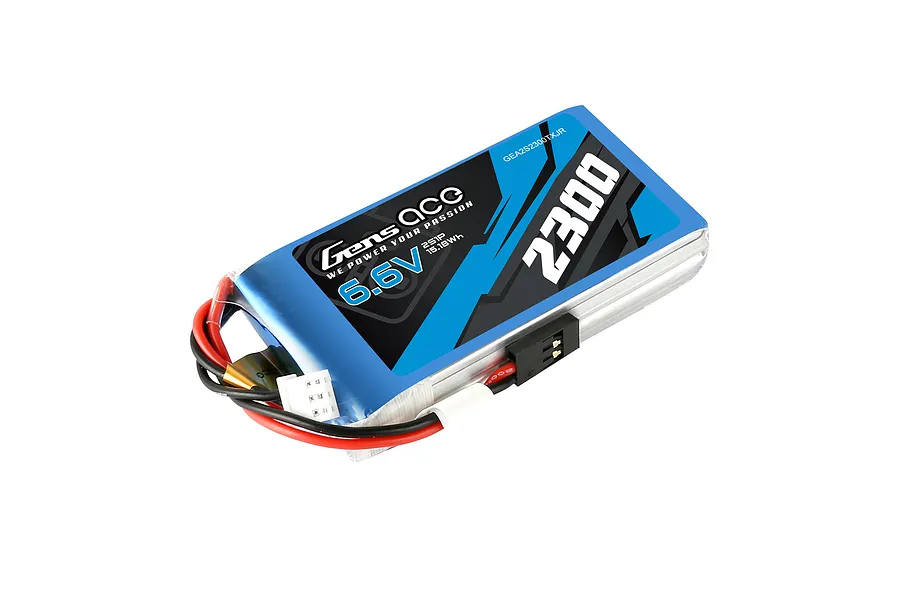 Gens Ace 6.6V 2300mAh Tx Soft Case Li-Fe Battery image 78161