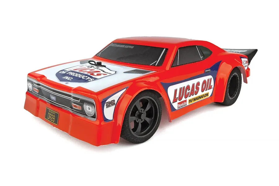 Team Associated DR28 RC Drag Car Electric 2WD 1/28 Scale RTR - Lucas Oil image 78206