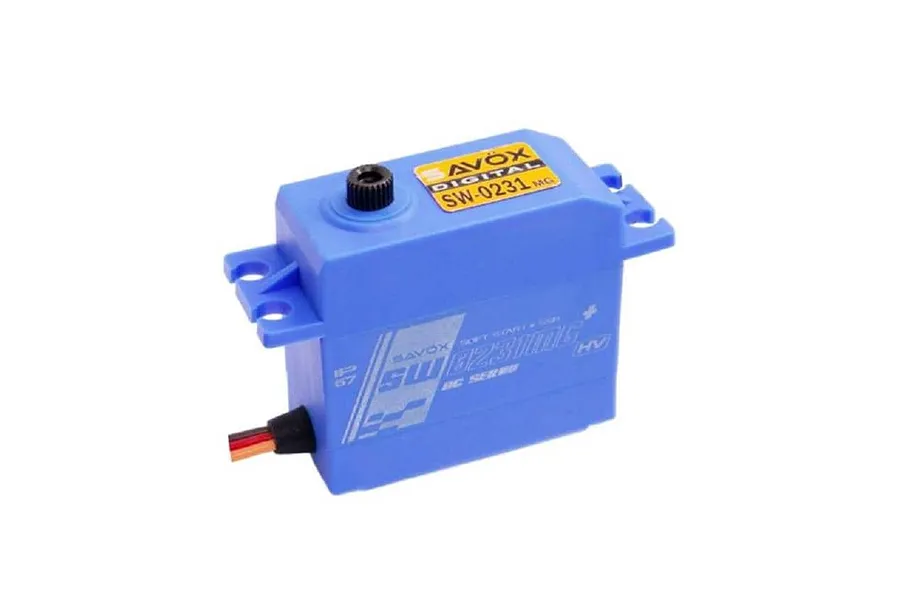 Savox Blue Standard 25kg 7.4v HV Metal Geared Waterproof Servo image 78220