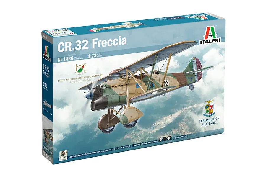 Italeri 1/72 Fiat CR 32 Arrow Freccia Scaled Plastic Model Kit image 78229