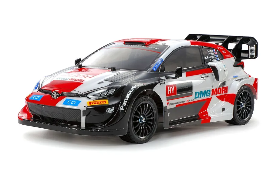 Tamiya TT-02 Toyota GAZOO Racing WRT/GR Yaris Rally1 Hybrid RC Rally Car Electric 4WD 1/10 Scale Kit (No ESC) image 78279