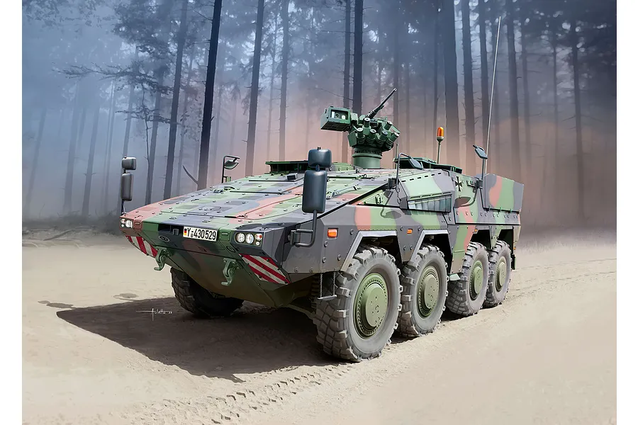Revell 1/35 German GTK Boxer GTFz Scaled Plastic Model Kit image 5