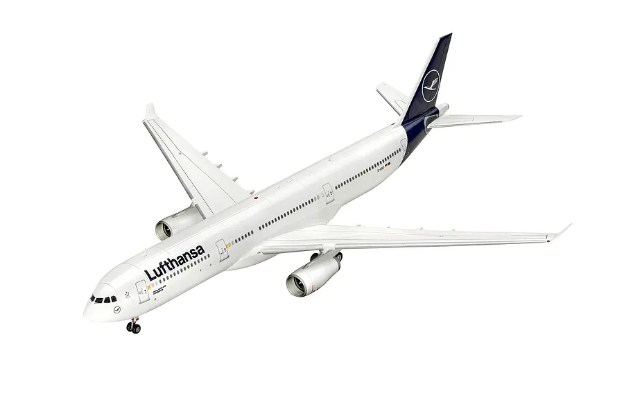 Revell 1/144 Airbus A330-300 Lufthansa New Livery Aircraft Scaled Plastic Model Kit image 78329