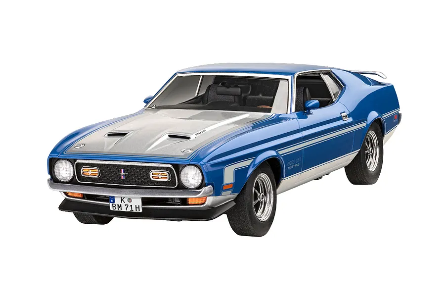 Revell 1/24 1971 Ford Mustang Boss 351 Starter Set Scaled Plastic Model Kit image 2
