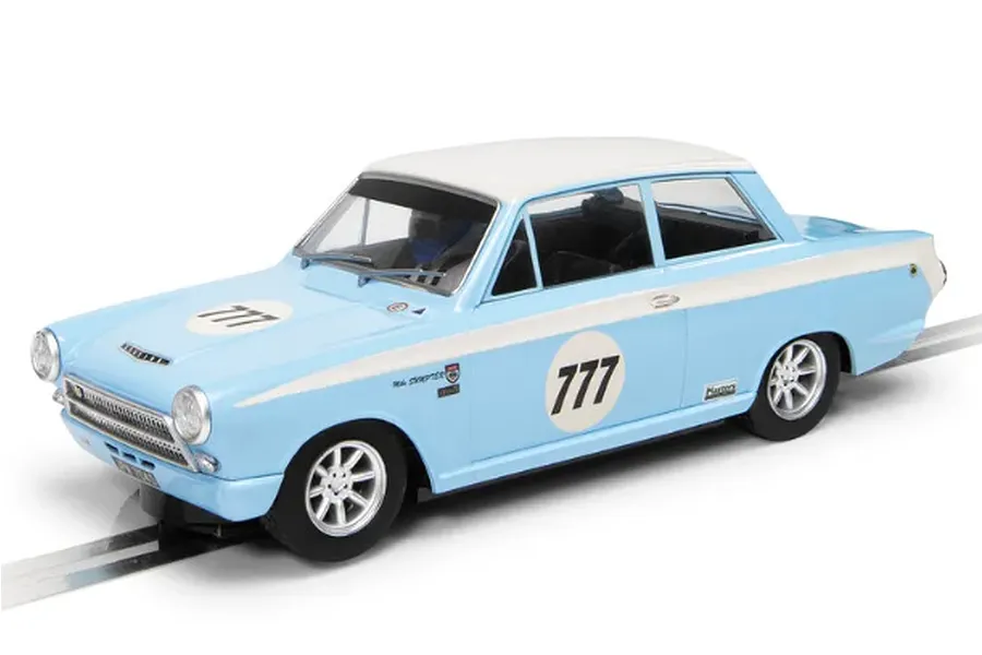 Scalextric 1/32 Ford Lotus Cortina - Jordan Racing Team - Mark Sumpter Slot Car image 78445