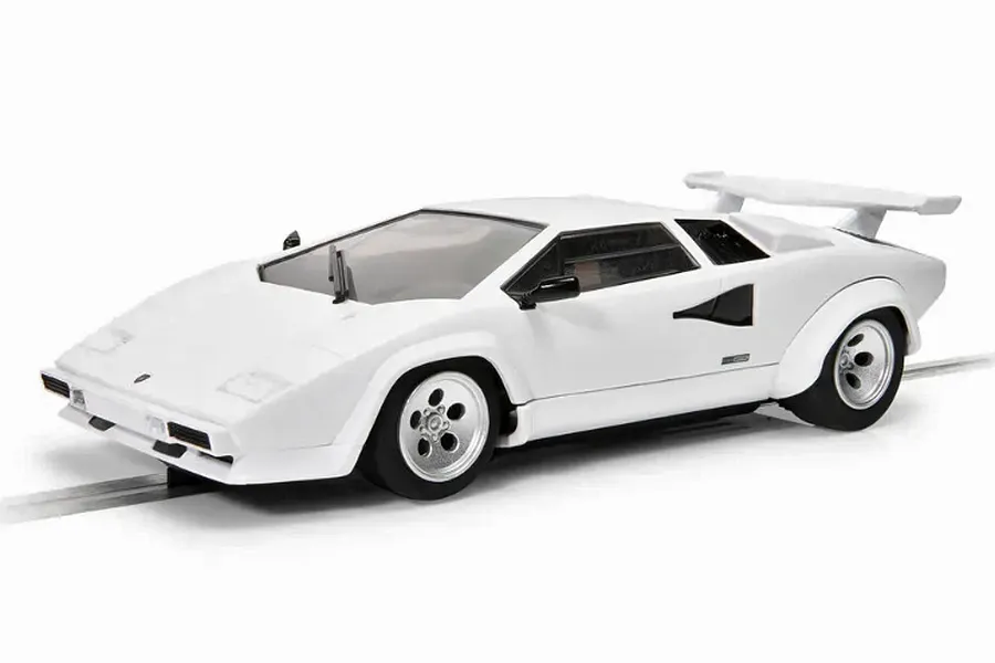 Scalextric 1/32 Lamborghini Countach - White Slot Car image 78449