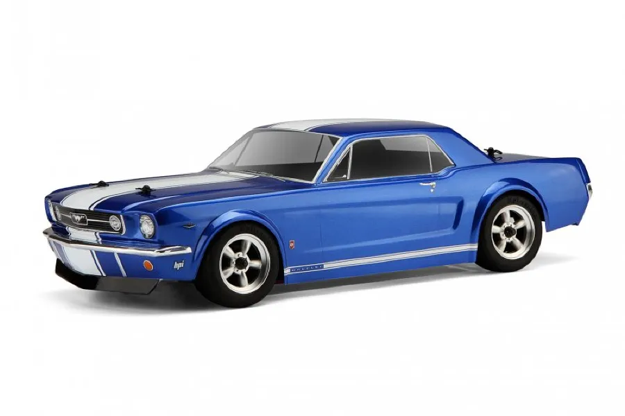 HPI 1/10 1966 Ford Mustang GT Coupe Unpainted Body Shell image 7853