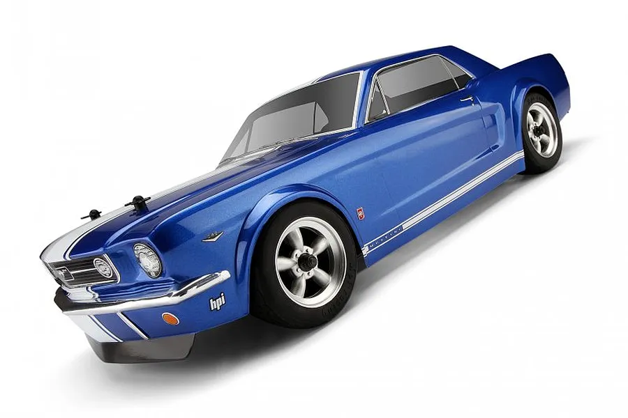HPI 1/10 1966 Ford Mustang GT Coupe Unpainted Body Shell image 7855