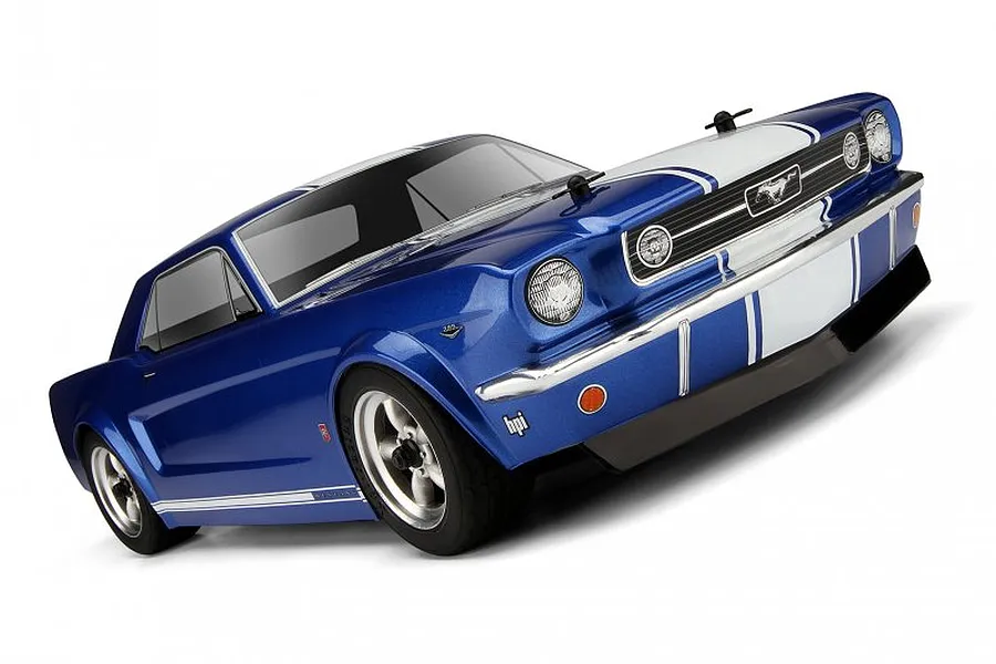 HPI 1/10 1966 Ford Mustang GT Coupe Unpainted Body Shell image 7857