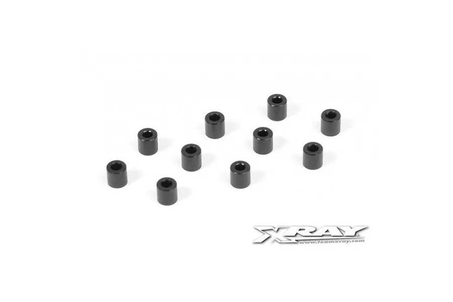 XRAY Silver Aluminium 3x6x6.0MM Shims 10Pcs image 78567