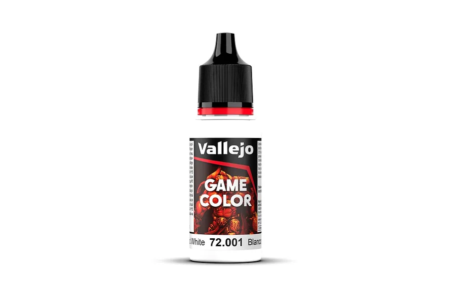 Vallejo Game Colour Dead White Acrylic Paint 18ml image 78637