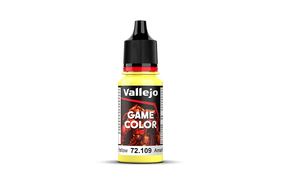 Vallejo Game Colour Toxic Yellow Acrylic Paint 18ml image 1