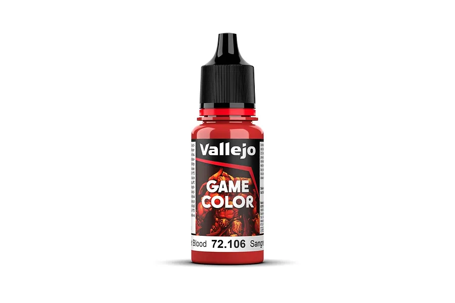 Vallejo Game Colour Scarlet Blood Acrylic Paint 18ml image 78656