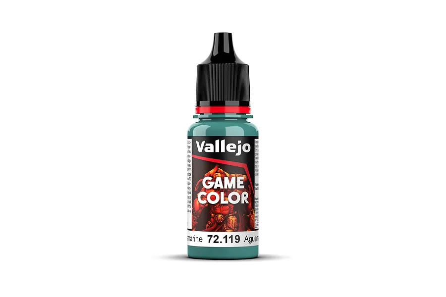 Vallejo Game Colour Aquamarine Acrylic Paint 18ml image 78678