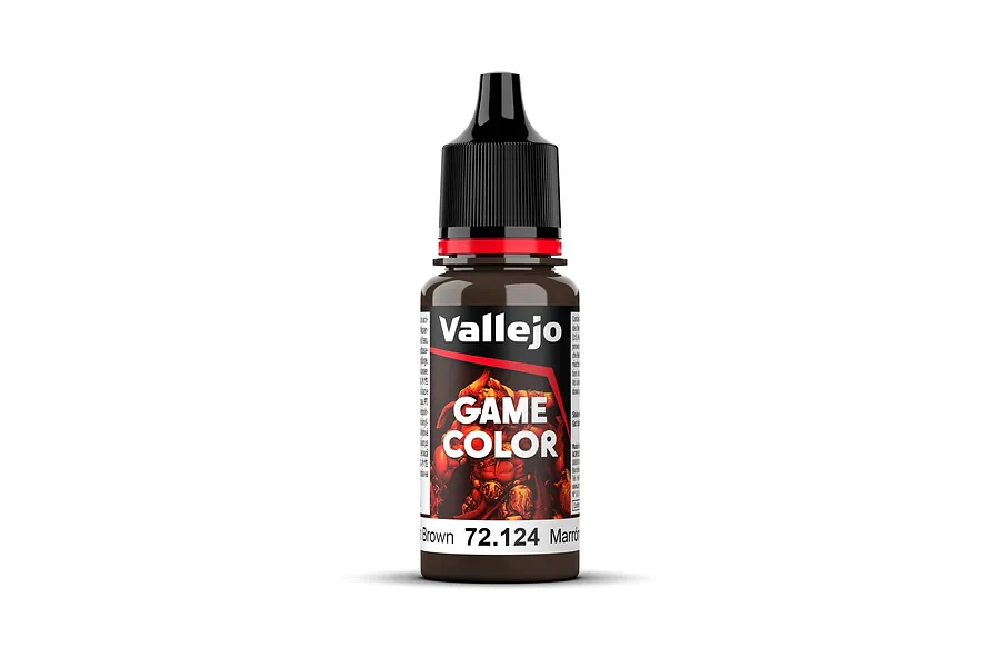 Vallejo Game Colour Gorgon Brown Acrylic Paint 18ml image 78704
