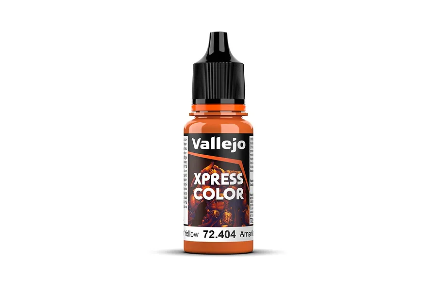 Vallejo Xpress Colour Nuclear Yellow Acrylic Paint 18ml image 1