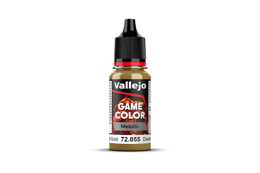 Vallejo Game Colour Metal Polished Gold Acrylic Paint 18ml image 78744