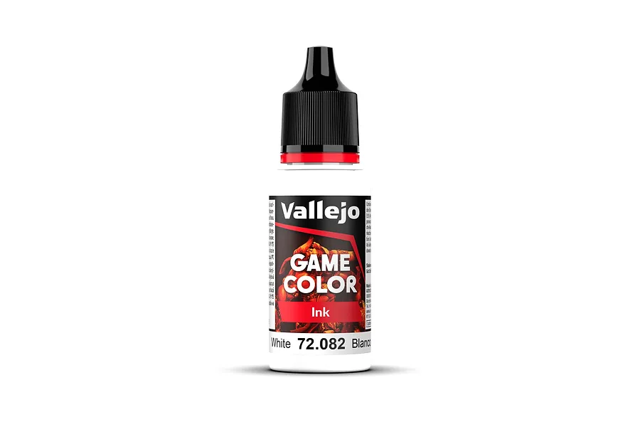 Vallejo Game Colour Ink White Acrylic Paint 18ml image 78750