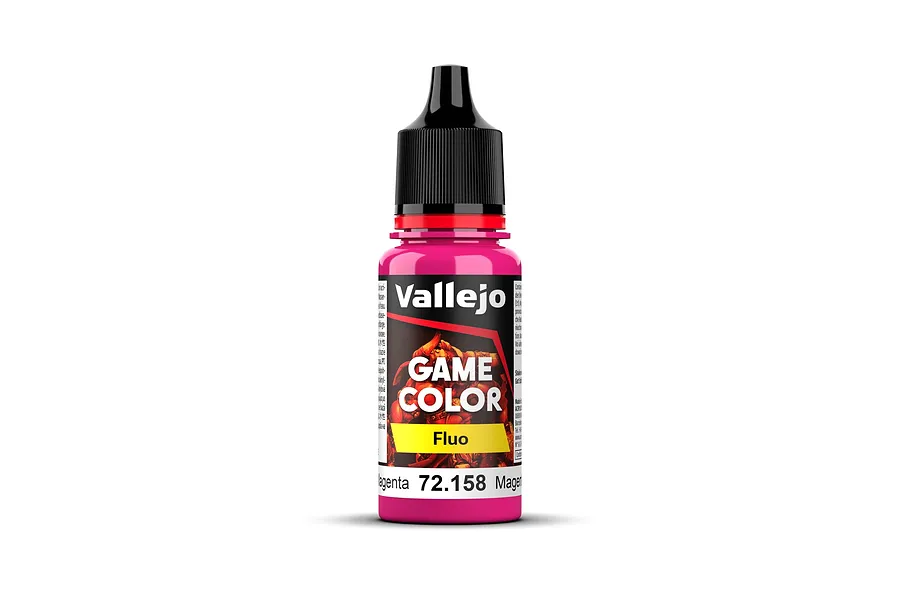 Vallejo Game Colour Fluorescent Magenta Acrylic Paint 18ml image 78765