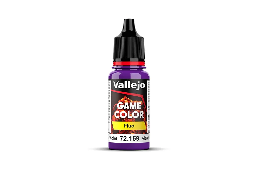 Vallejo Game Colour Fluorescent Violet Acrylic Paint 18ml image 78766