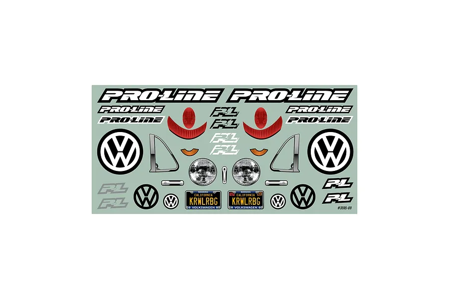 Pro-Line 1/10 Volkswagen Beetle Body Shell - Clear Unpainted image 78825