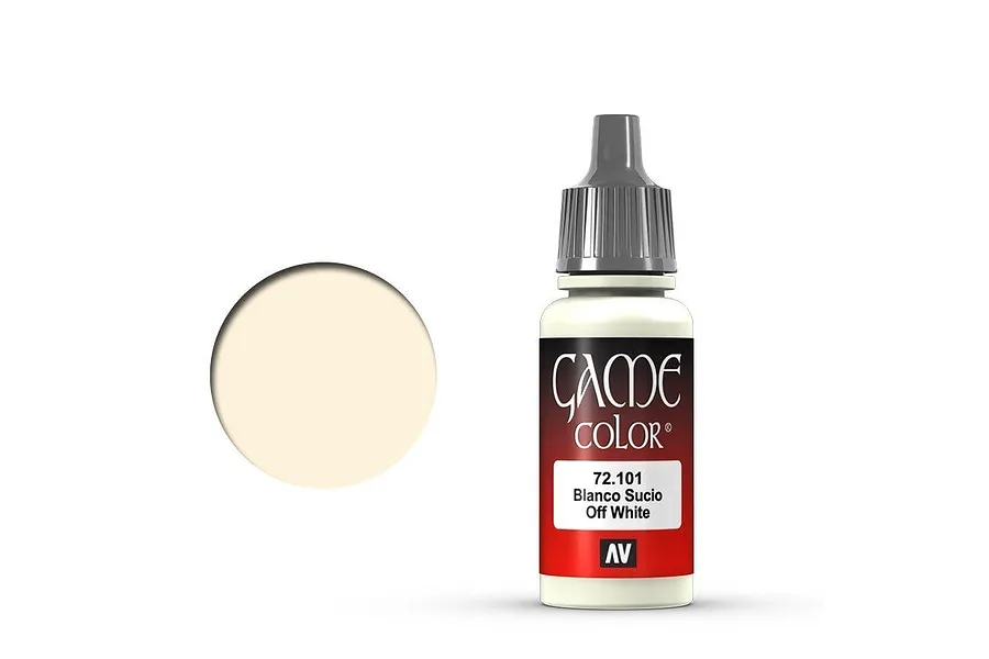 Vallejo Game Colour Off White Acrylic Paint 17ml image 78864