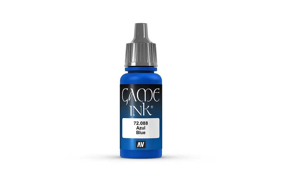 Vallejo Game Colour Ink Blue Acrylic Paint 17ml image 1