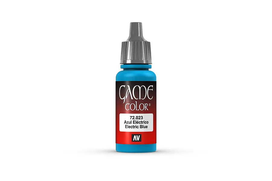 Vallejo Game Colour Electric Blue Acrylic Paint 17ml image 2