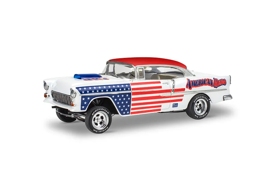 Revell 1/24 55 Chevy Bel Air Street Machine Scaled Plastic Model Kit image 78951