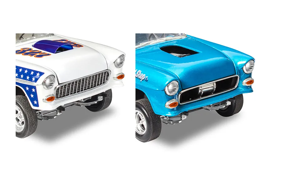 Revell 1/24 55 Chevy Bel Air Street Machine Scaled Plastic Model Kit image 78952