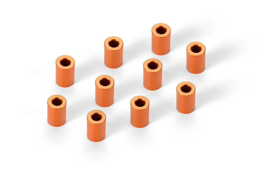 XRAY Orange Aluminium 3x6x3mm Shims 10Pcs image 78970