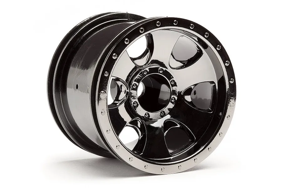 HPI 2.2&amp;quot; Warlock Black Chrome Rims 2Pcs image 7900
