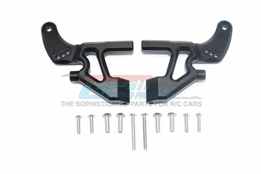 GPM Black Aluminium Rear Wing Mounts 2Pcs w/ Hardware image 79011