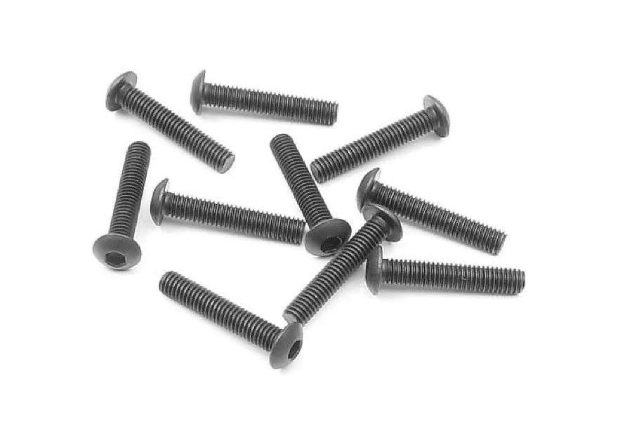 XRAY 3x16mm Fine Thread Button Head Screw 10Pcs image 79088
