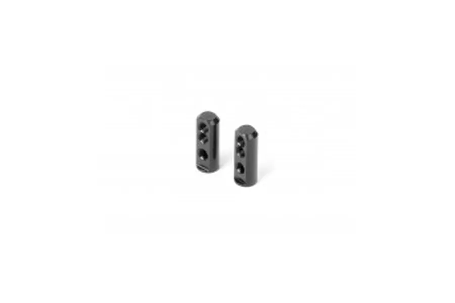 XRAY Black Aluminium Servo Mount 2Pcs image 79118