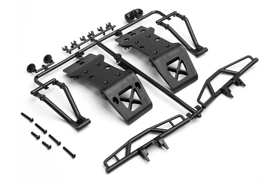 HPI Savage XS Bumper &amp;amp; Skid Plate Set image 7913