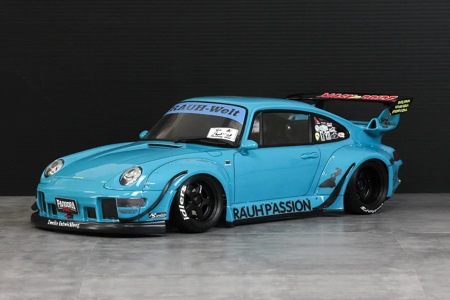 Pandora RC 1/10 Porsche 993 RWB (RAUH-Welt BEGRIFF) Unpainted Body Shell image 79133